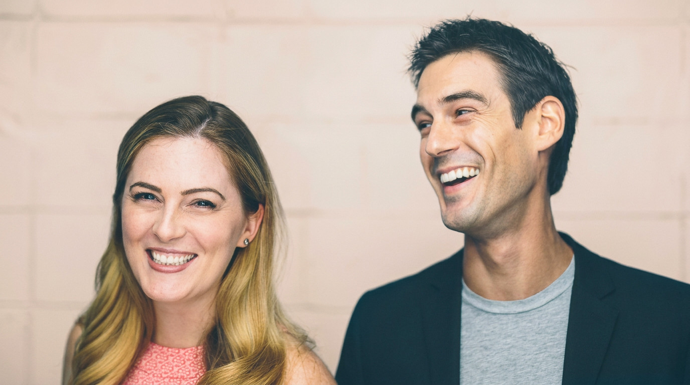 Elizabeth Iorns and Dan Knox standing side by side.